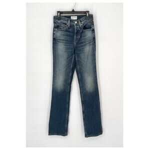 Cotton Citizen Women's NEW Cindy Jeans Ankle Flare Bootcut 24 Bedford Button Fly